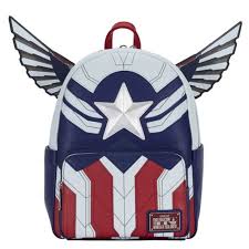 LF Marvel Falcon Captain America Mini Backpack