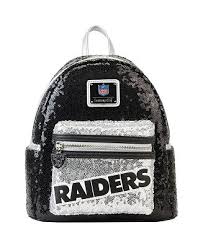 NFL Las Vegas Raiders Sequin Mini Backpack