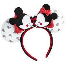 Loungefly Disney Mickey & Minnie Mouse Love Ears Headband