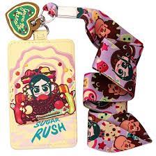 Wreck-It Ralph Sugar Rush Racers Loungefly Cardholder Lanyard