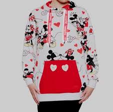 Mickey and Minnie Mouse In Love Hoodie