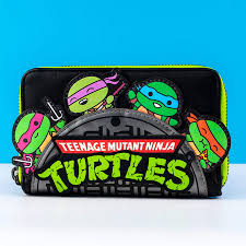 Teenage Mutant Ninja Turtle Sewer Cap Zip Around Wallet