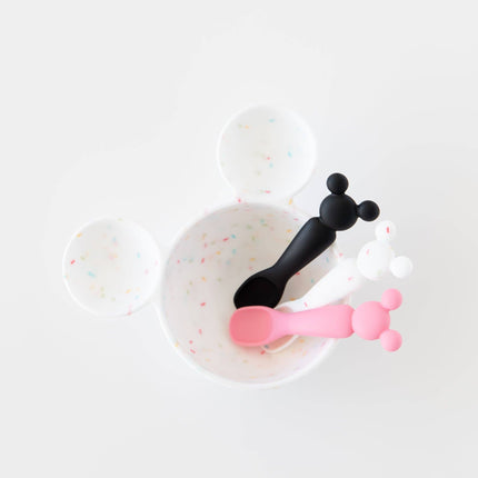 Silicone First Feeding Set: Mickey Mouse Vanilla Sprinkle