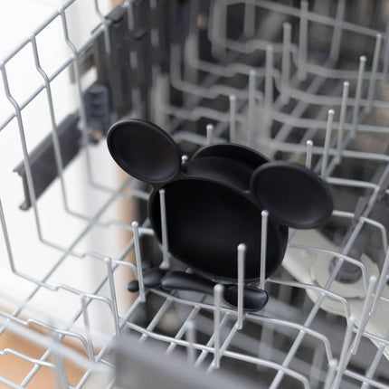 Silicone First Feeding Set: Mickey Mouse Classic Black