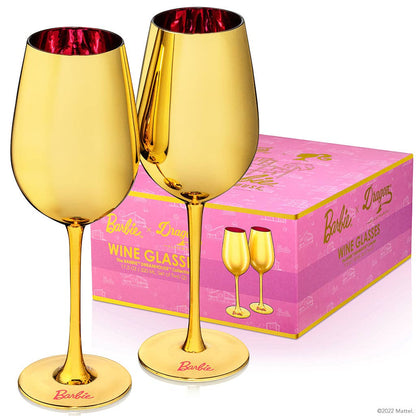 Barbie™ x Dragon Glassware® Dreamhouse™ Wine Glasses