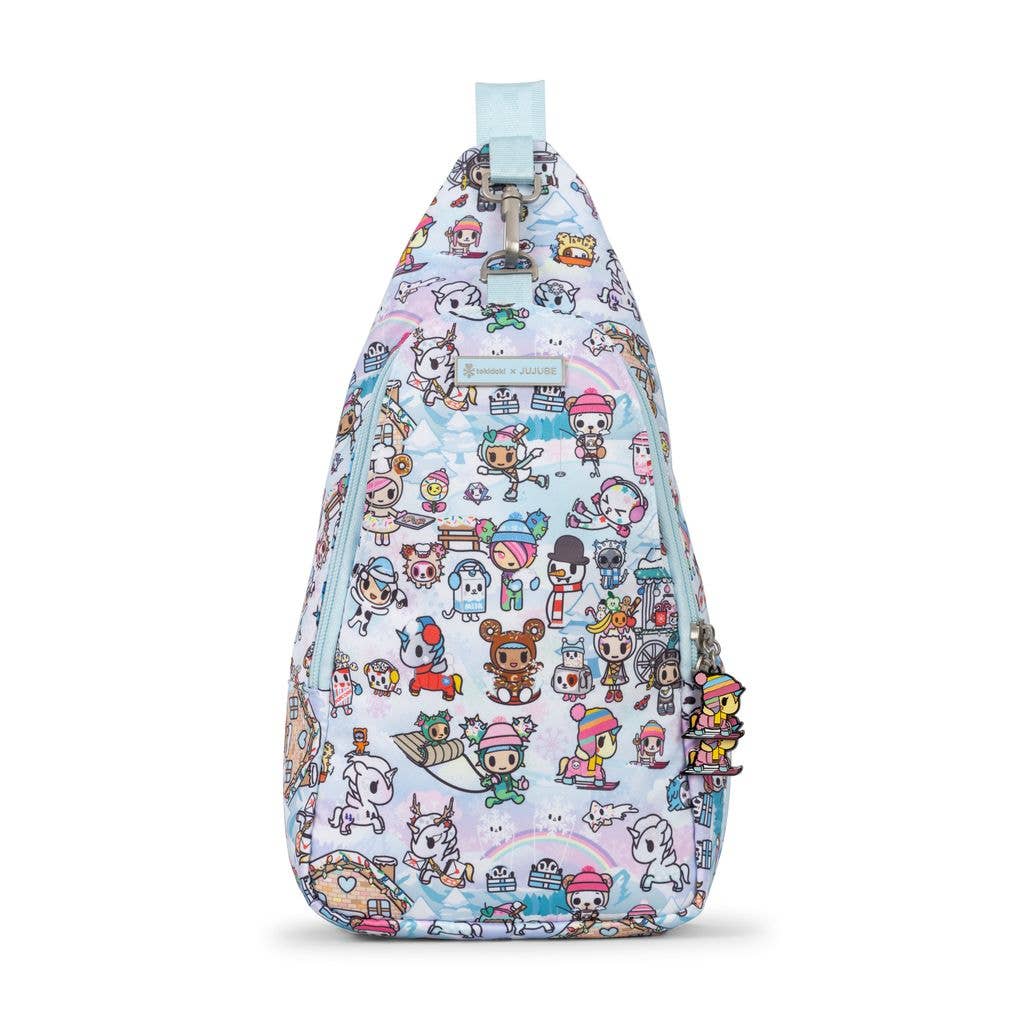 Crossbody Sling toki Snow Day Diaper Bag