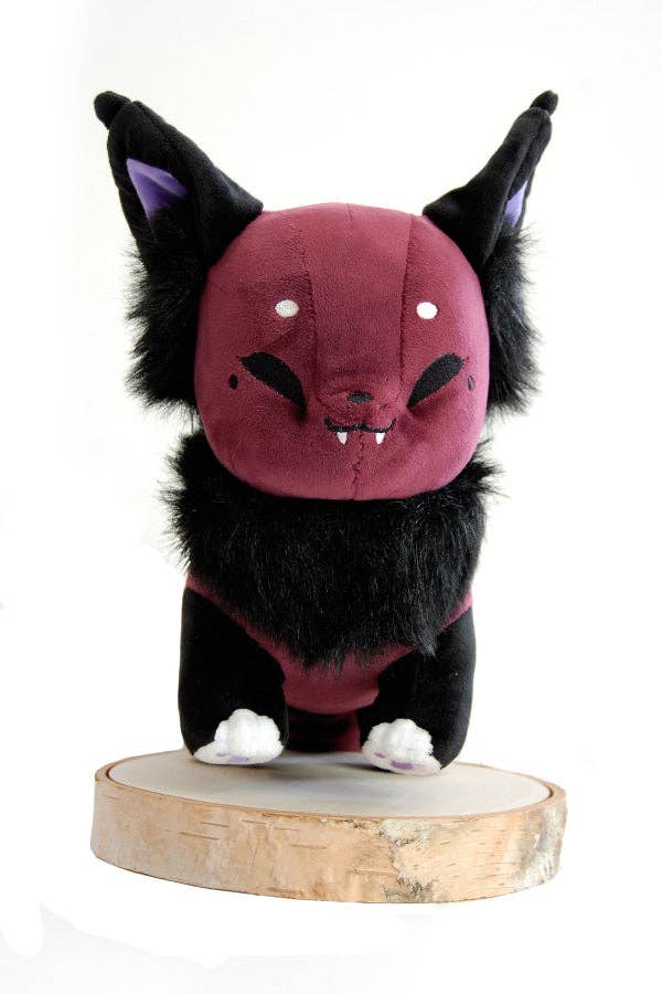 Floral Frolic Dawnsing Night Purple Fox Plush 3