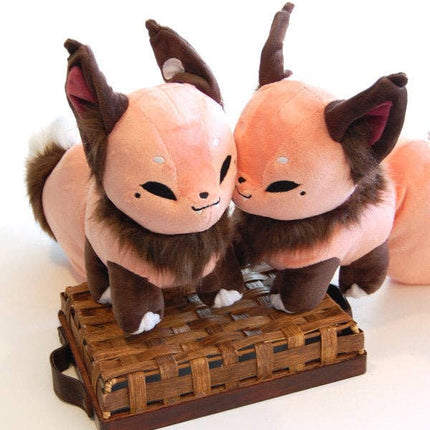 Floral Frolic Dawnsing Fox Kitsune Plush