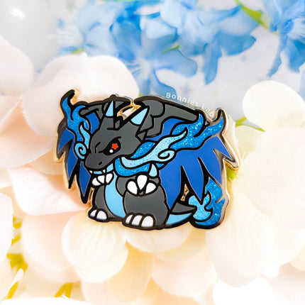 Mega Charizard X Enamel Pin