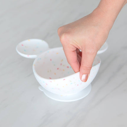 Silicone First Feeding Set: Mickey Mouse Vanilla Sprinkle
