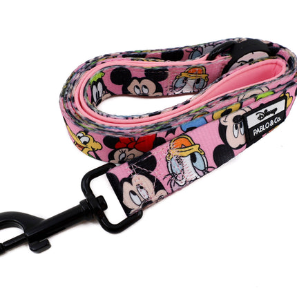 Mickey & Friends - Pink: Dog Leash: 1.5cm