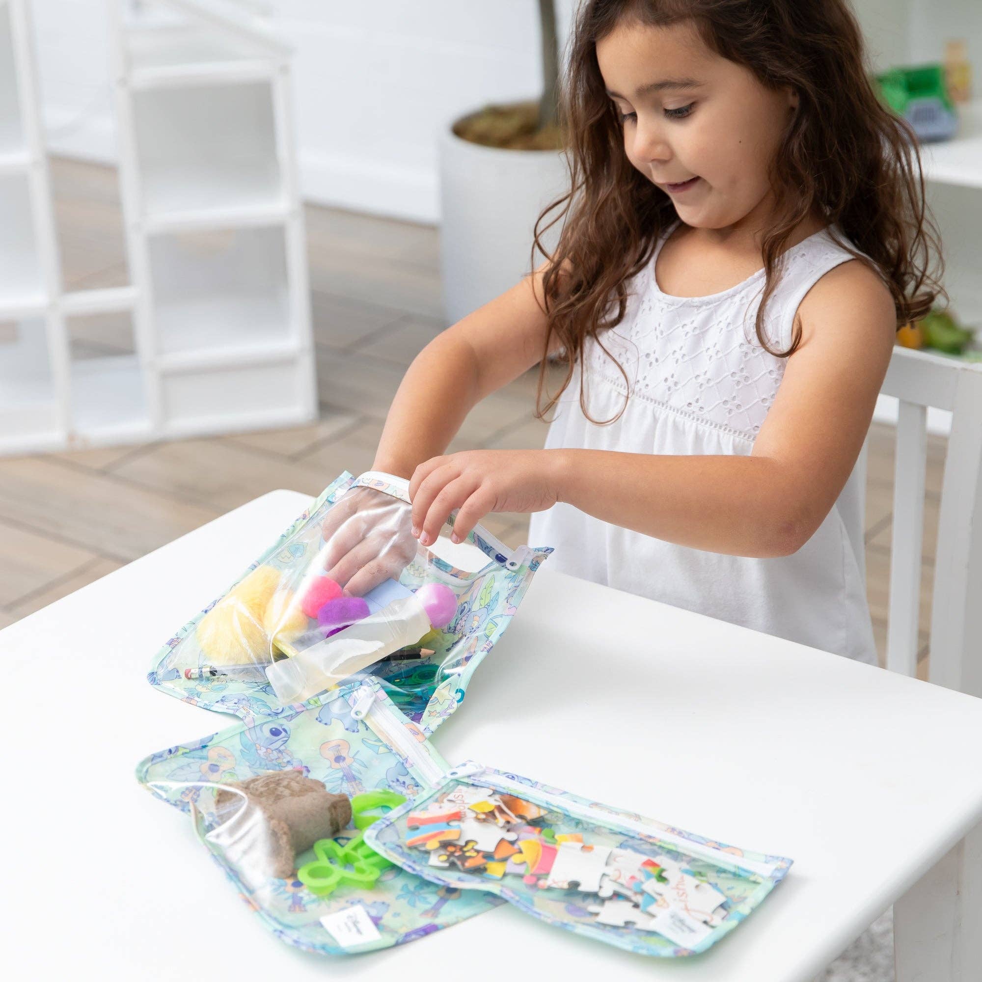 Clear Travel Bag 3 Pack: Aloha Stitch 8