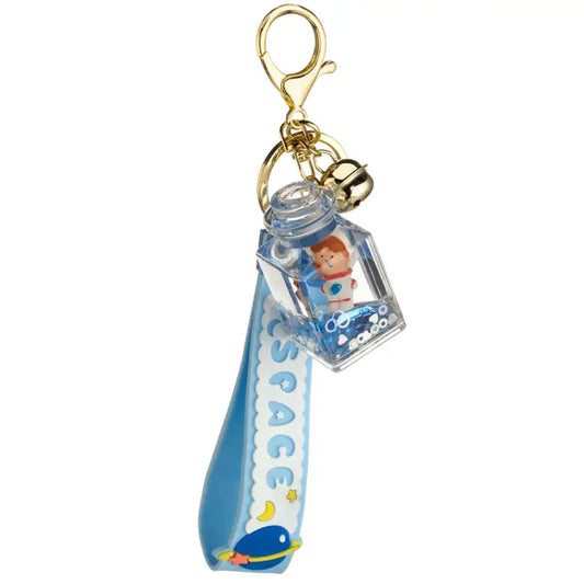 Space Boy Liquid Effect Sensory Keychain