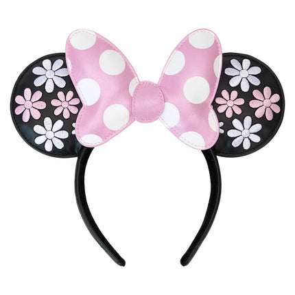 Minnie Mouse Floral Rock The Dots Ear Headband
