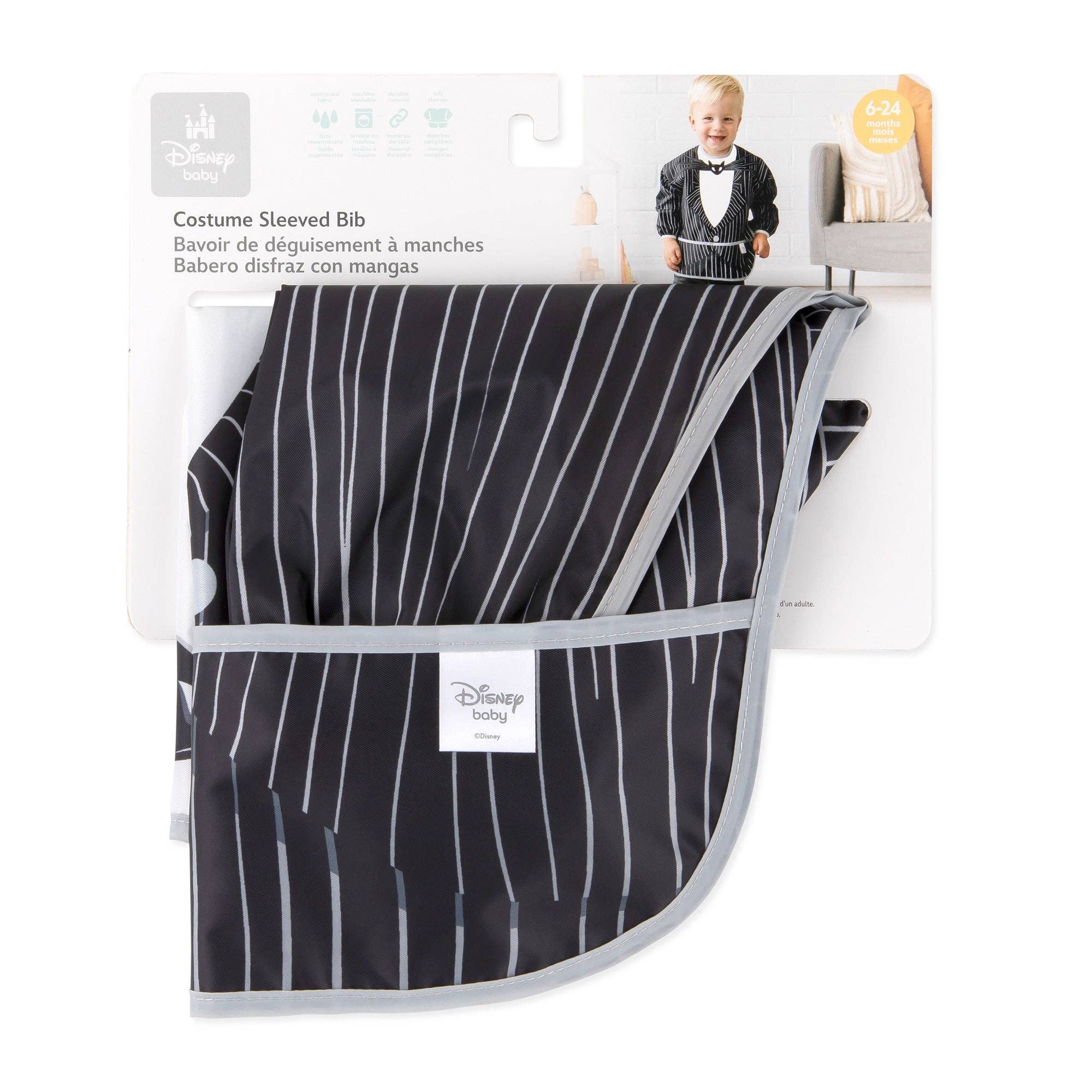 Sleeved Bib: Jack Skellington 15