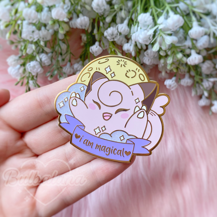 I am Magical Clefairy Deluxe Enamel Pin
