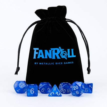 4" x 6" Velvet Dice Draw-bag (5 Colors)