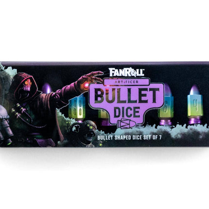 Web Exclusive Resin Bullet Poly Dice Set- Artificer