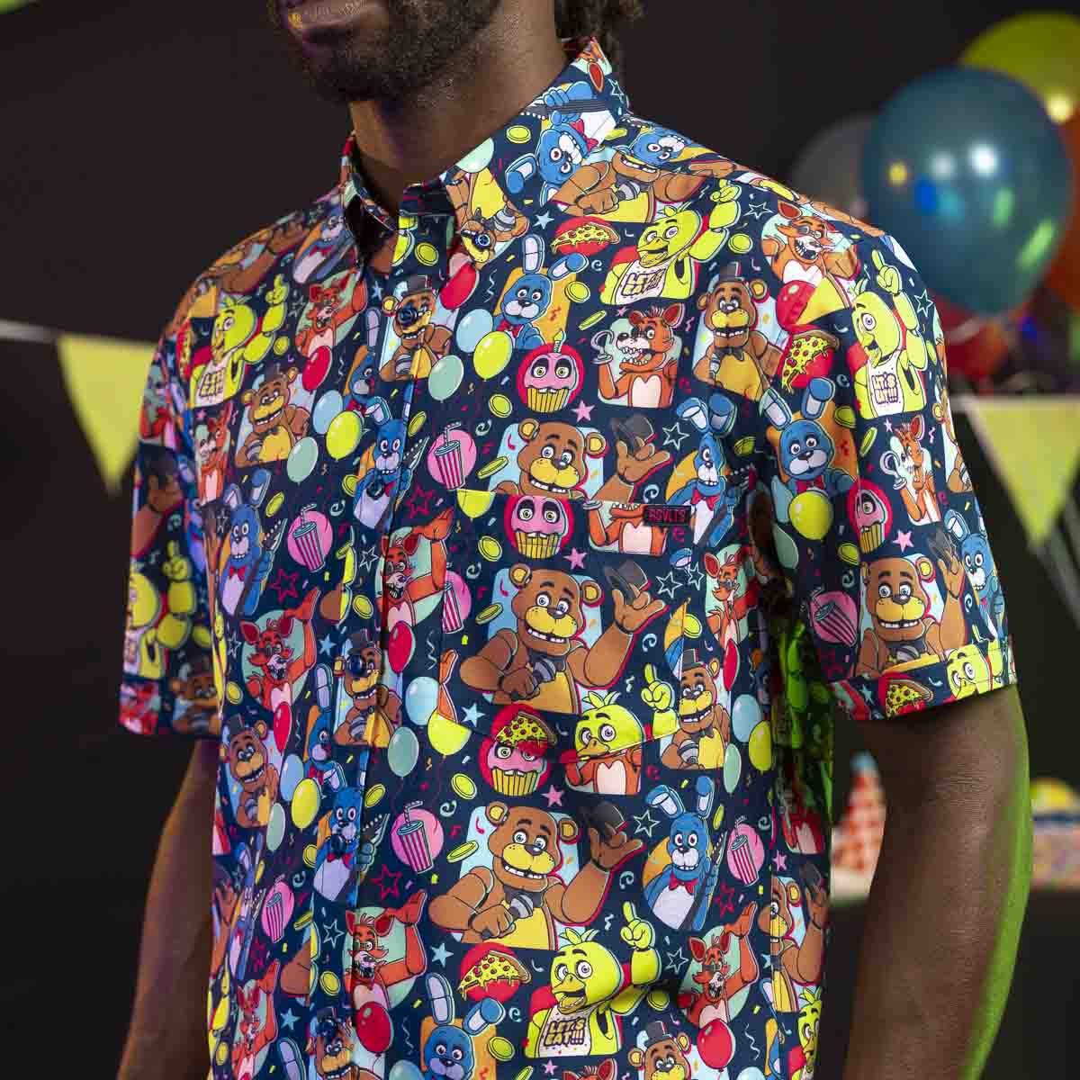 Five Nights at Freddy's "Fantasy and Fun" – KUNUFLEX Short Sleeve Shirt