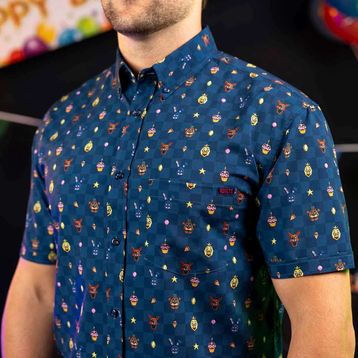 Five Nights at Freddy's "Pixel Peril" – KUNUFLEX Short Sleeve Shirt