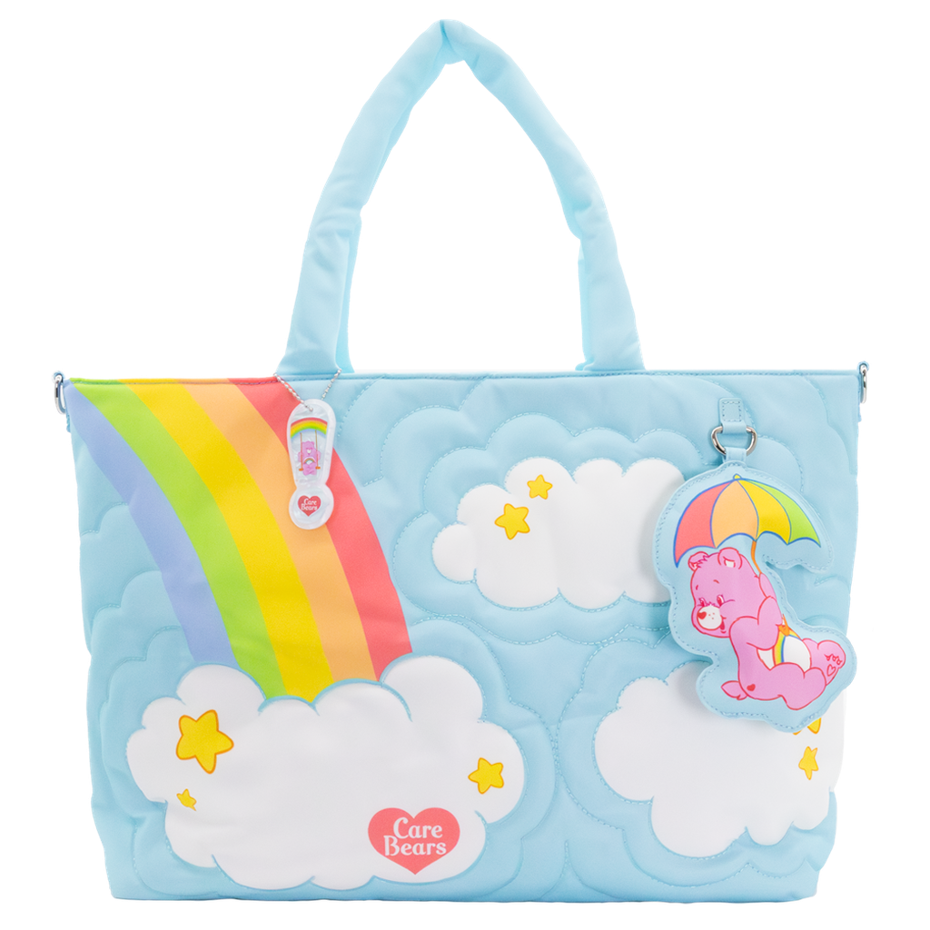 Care Bear Clouds Quilted Nylon Tote Bag 1