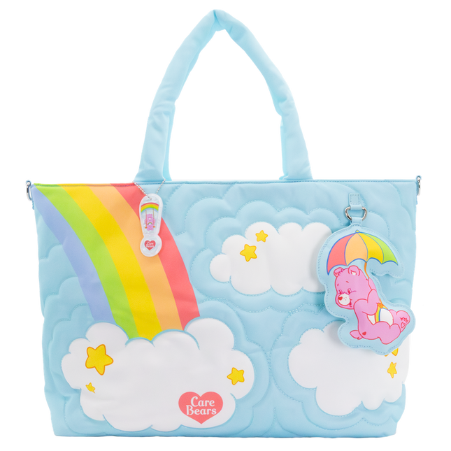 Care Bear Clouds Quilted Nylon Tote Bag