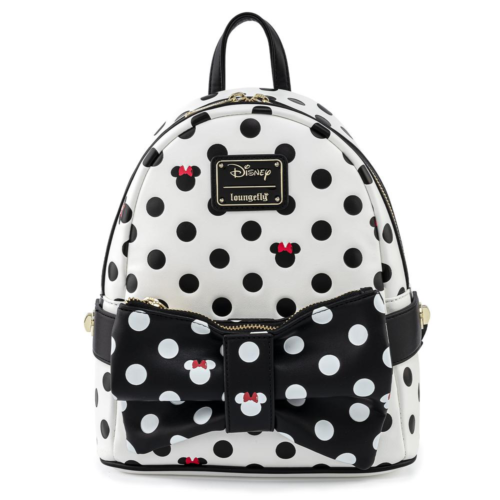 Black & White Polka Dot Minne Mouise Mini Backpack