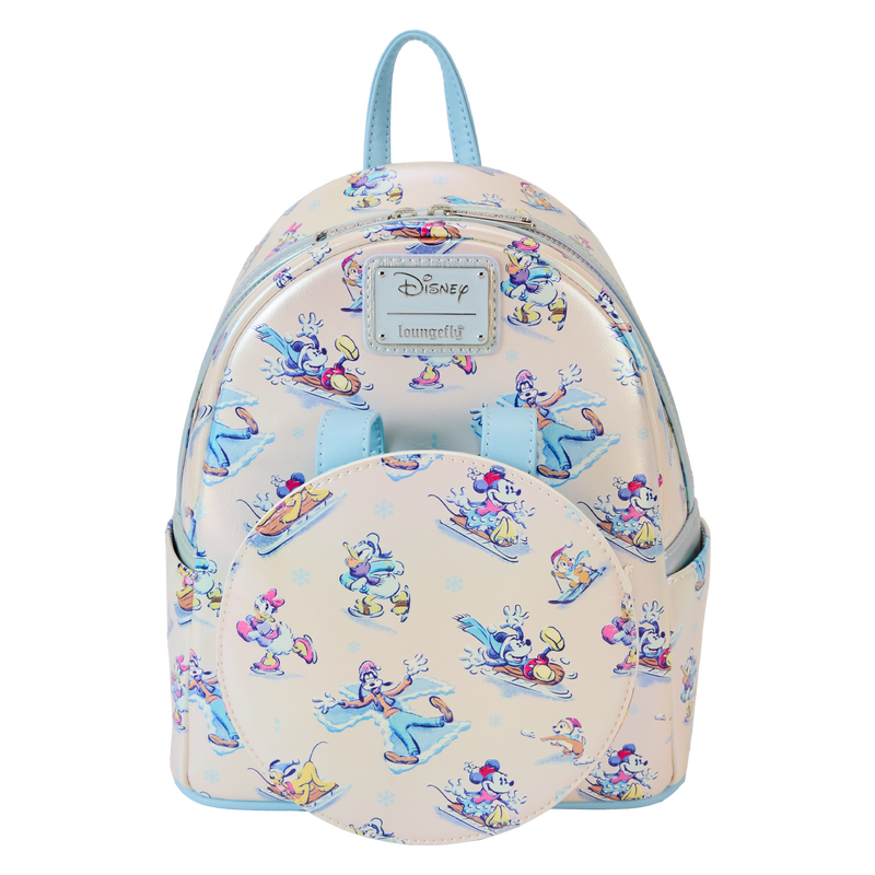 Mickey & Friends Winter Wonderland Mini Backpack With Ear Headband 4