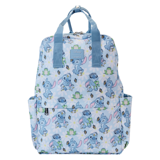 Stitch Springtime Daisy All-Over Print Nylon Full-Size Backpack