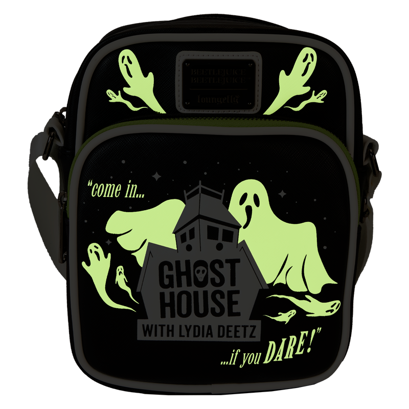 Beetlejuice Beetlejuice Ghost House Glow Crossbody Bag