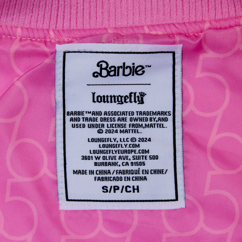 Barbie™ 65th Anniversary Unisex Bomber Jacket 7