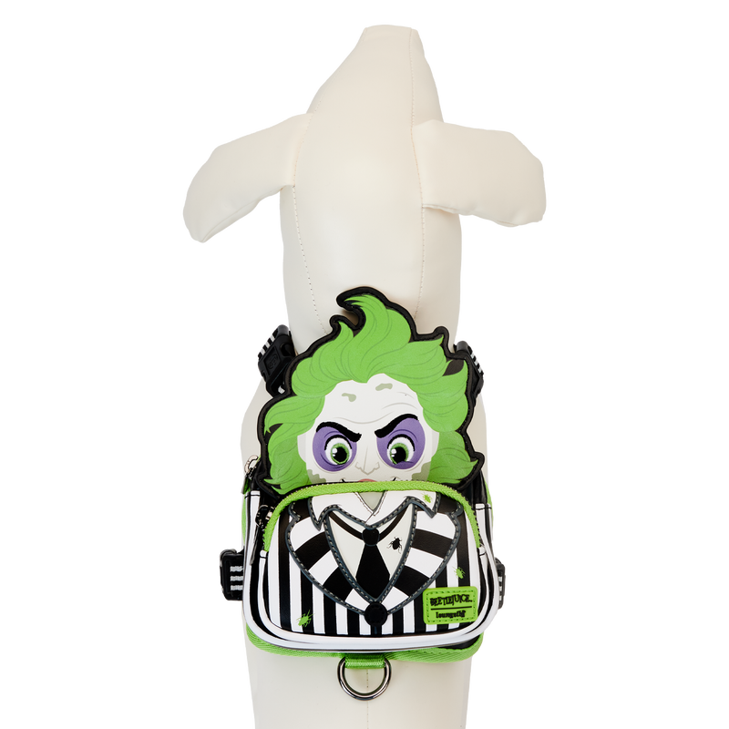 Beetlejuice Cosplay Mini Backpack Dog Harness