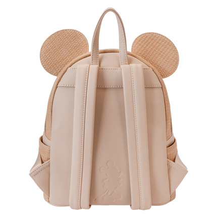 Mickey Mouse Woven Texture Mini Backpack