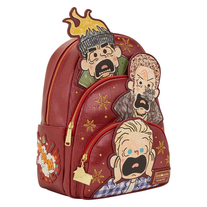Home Alone Triple Pocket Mini Backpack 3