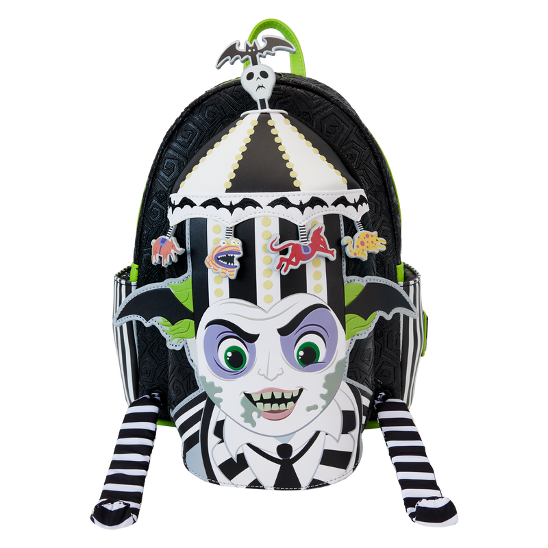 Beetlejuice Carousel Hat Glow in the Dark Cosplay Mini Backpack 5