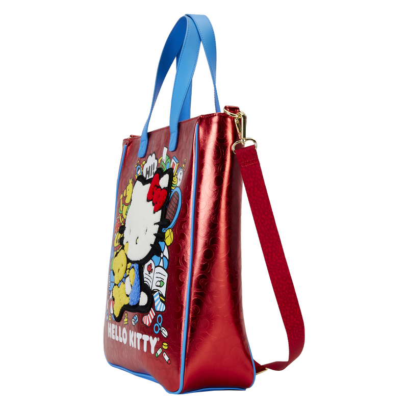 Sanrio Hello Kitty 50th Anniversary Metallic Tote Bag with Coin Bag