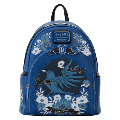 Harry Potter Ravenclaw House Floral Tattoo Mini Backpack