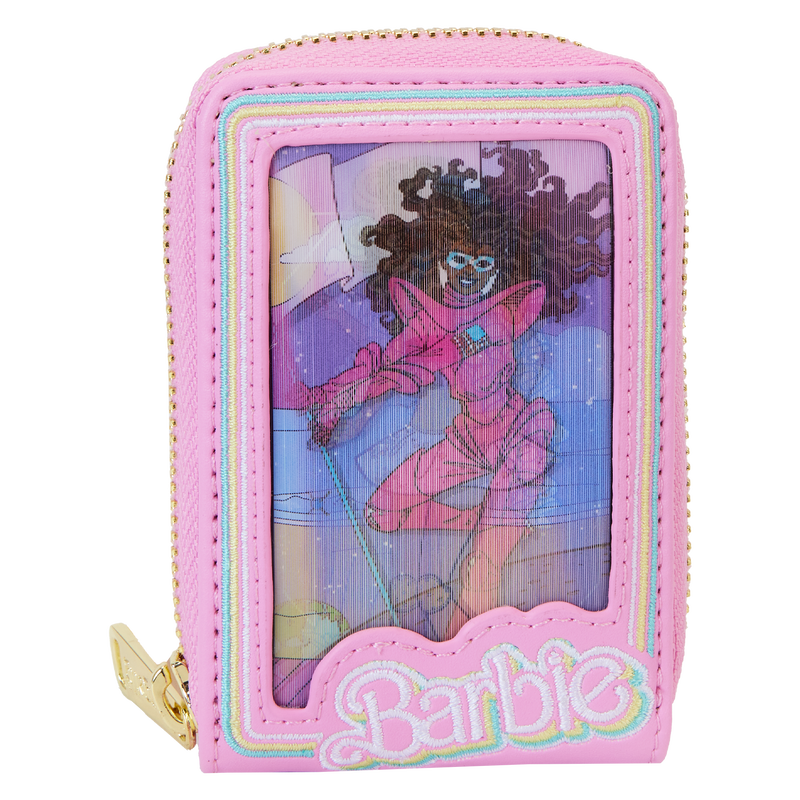 Barbie™ 65th Anniversary Doll Box Triple Lenticular Zip Around Wallet 3