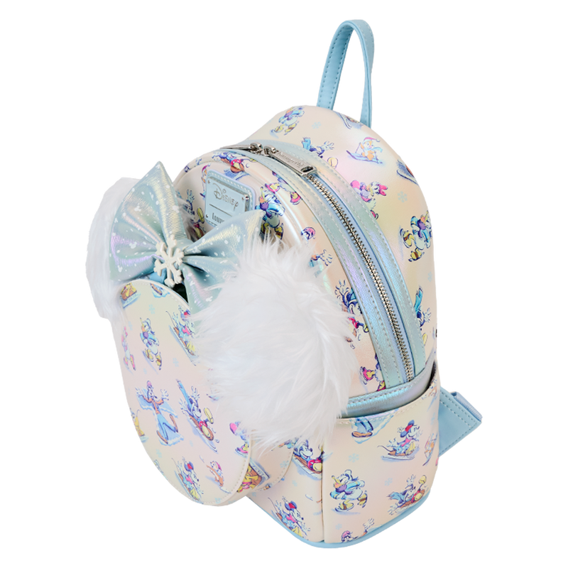 Mickey & Friends Winter Wonderland Mini Backpack With Ear Headband 3