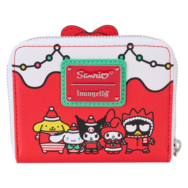 Sanrio Christmas Wreath Zip Around Wallet