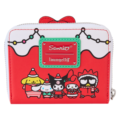 Sanrio Christmas Wreath Zip Around Wallet