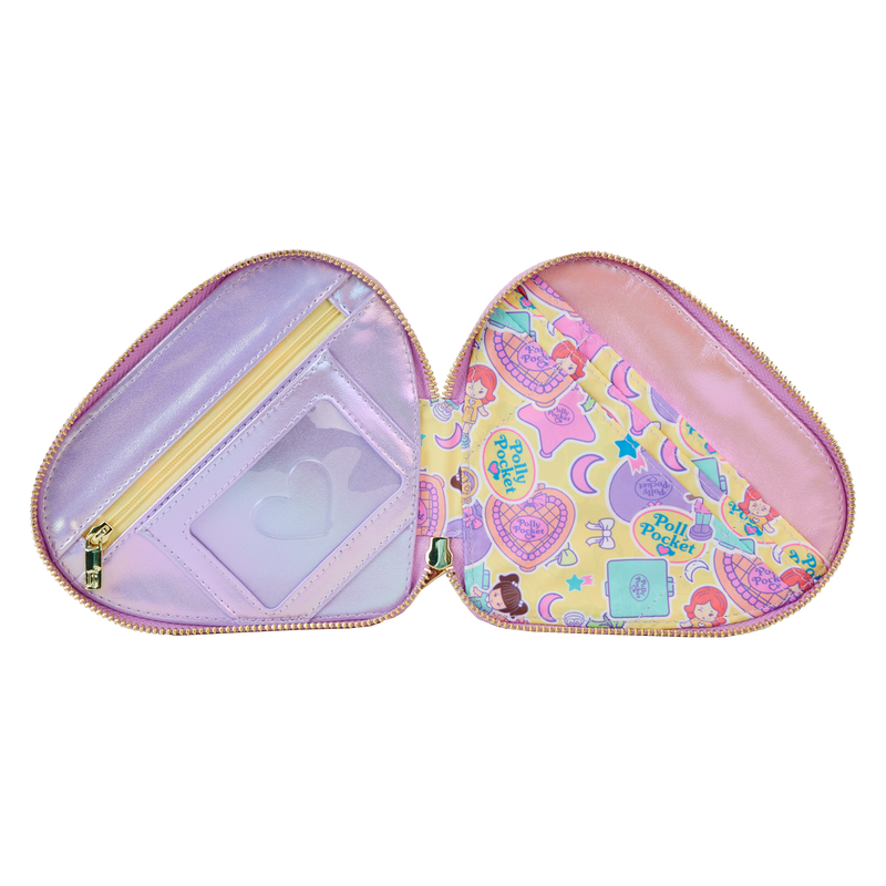 Polly Pocket Compact Playset Figural Zip Around Wallet 4
