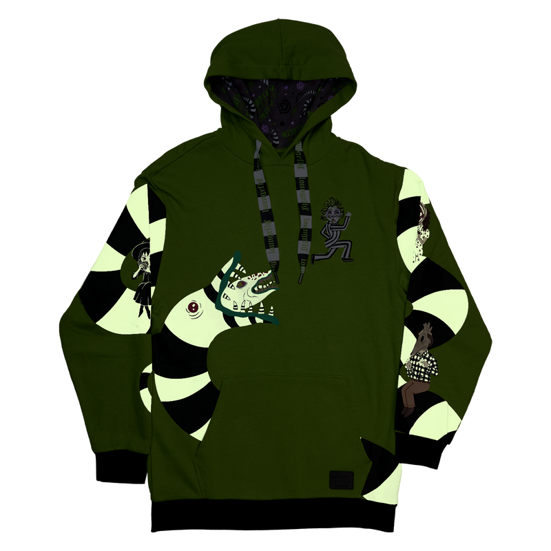 Beetlejuice Sandworm Glow Unisex Hoodie