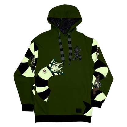 Beetlejuice Sandworm Glow Unisex Hoodie