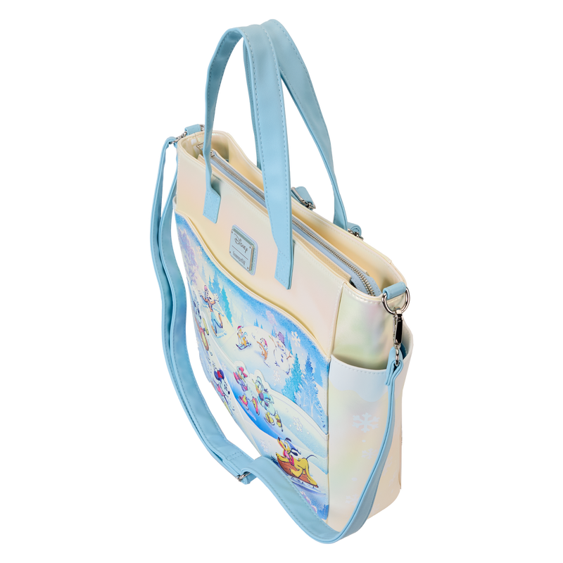Mickey & Friends Winter Wonderland Scene Convertible Backpack & Tote Bag 3