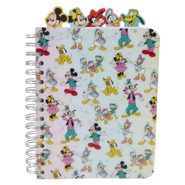 Disney100 Mickey & Friends Classic Stationery Spiral Tab Journal