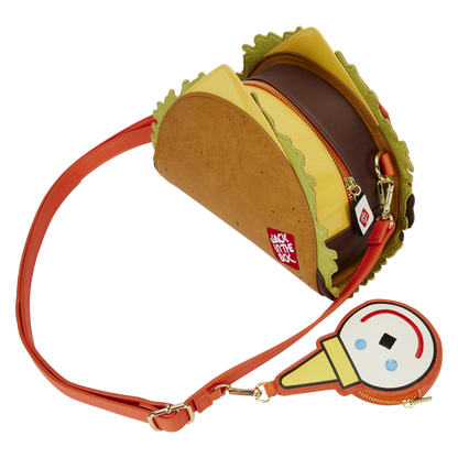 Jack in the Box Late Night Taco Crossbody Bag With Coin Bag