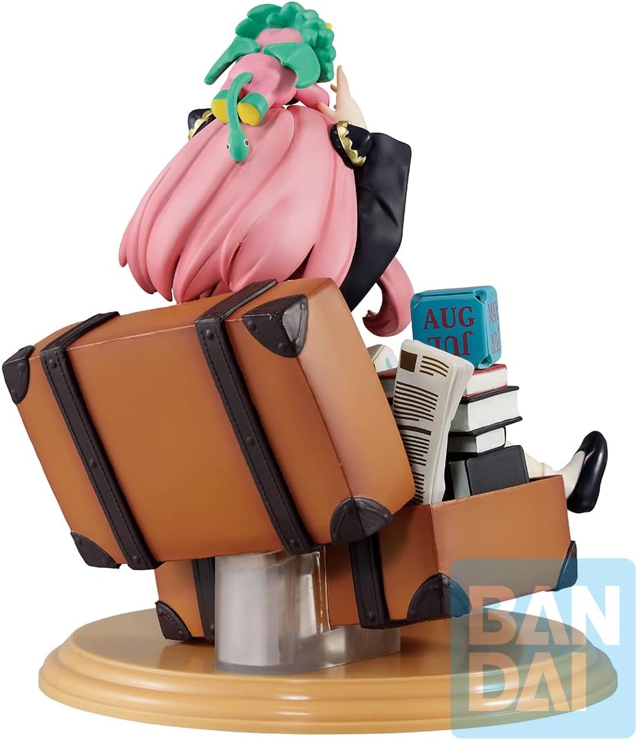 Spy x Family Anya Forger with Block Calendar Mission Start Version 1.5 Ichibansho Statue