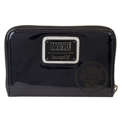 Marvel Metallic Black Panther Cosplay Zip Around Wallet Loungefly