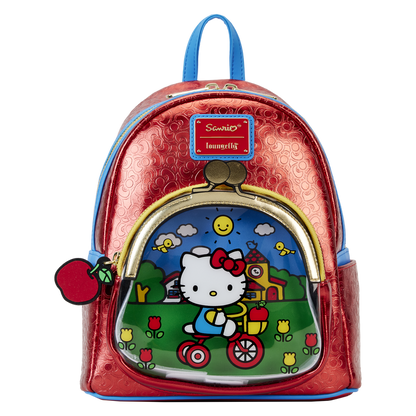 Sanrio Hello Kitty 50th Anniversary Coin Bag Metallic Mini Backpack